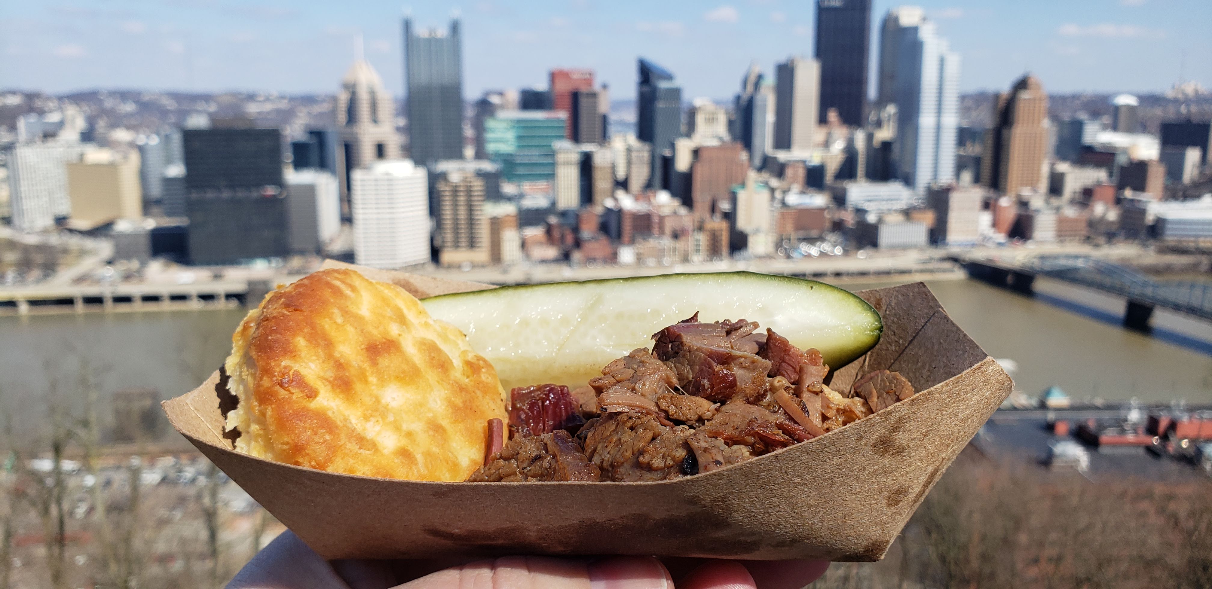 Brisketburgh on Mt. Washington