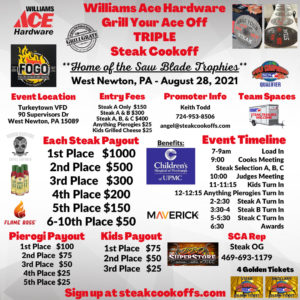 2021 Grill Your Ace Off Information