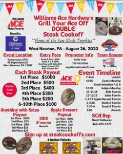 Flier for Grill Your Ace Off event